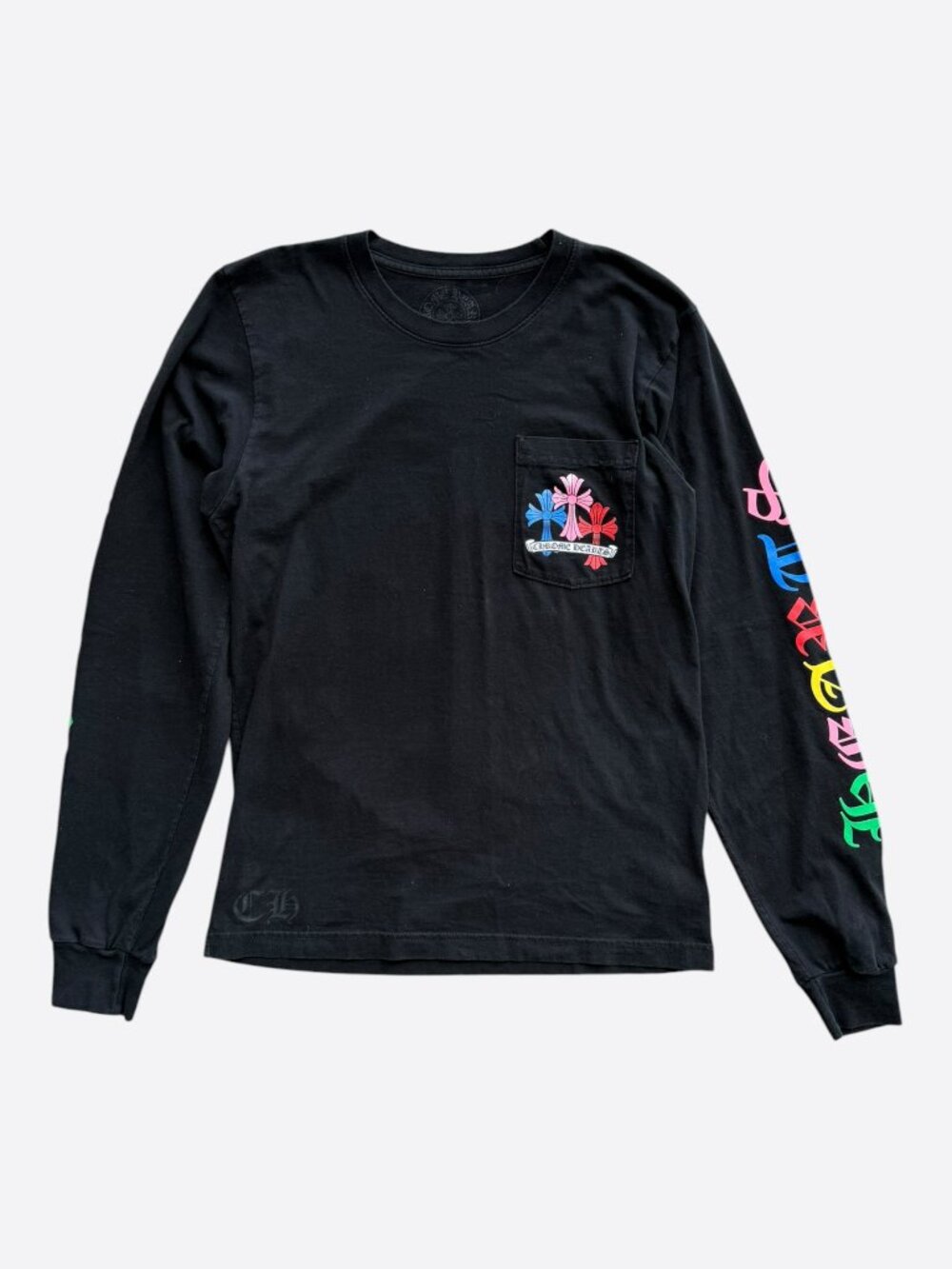 Chrome Hearts Black & Multicolor Cross Longsleeve T-Shirt